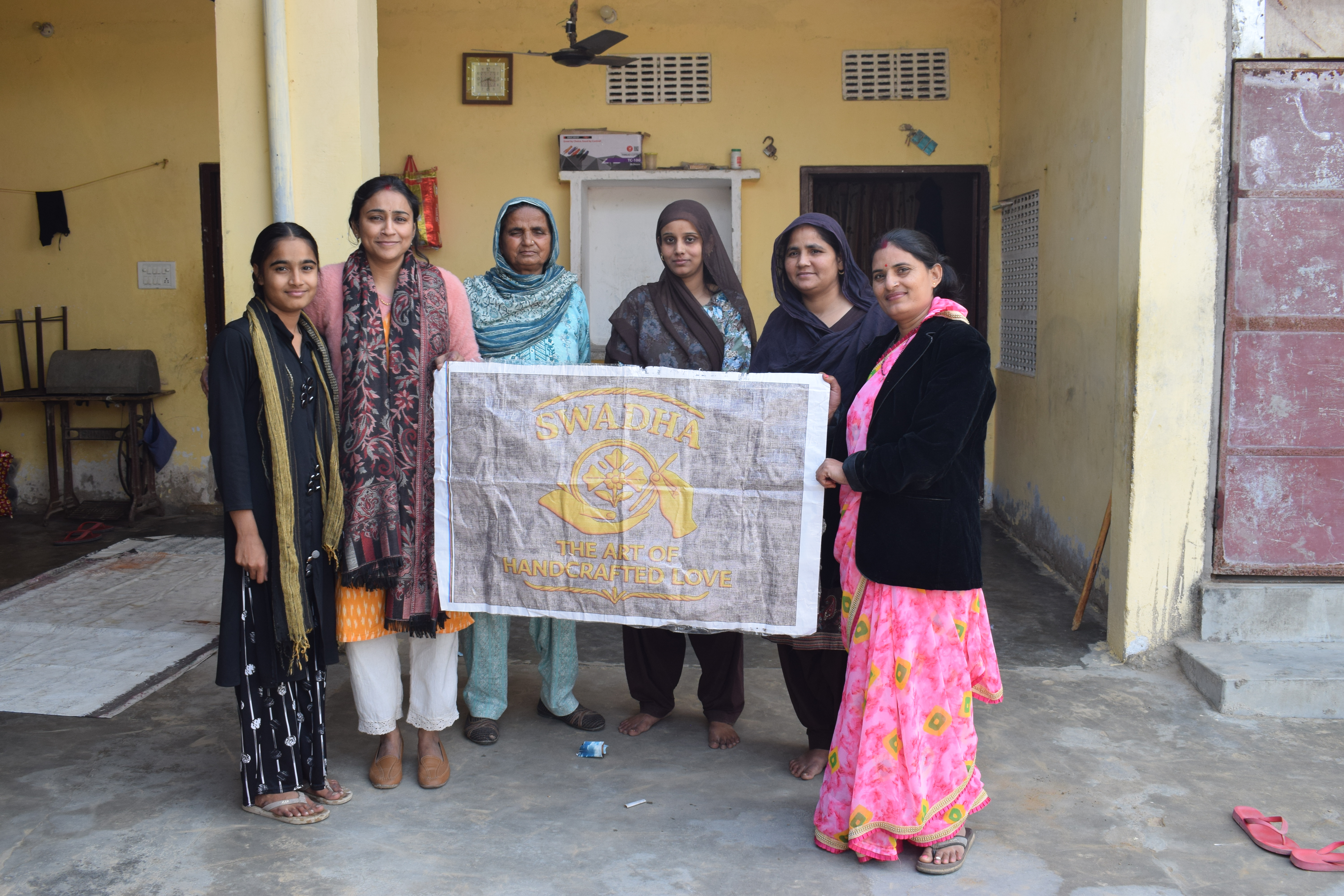 Swadha women artisans working together